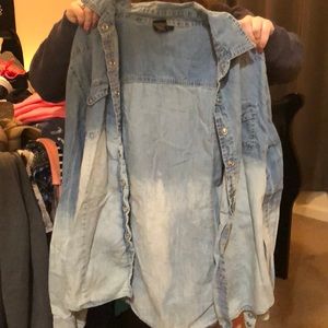 Jean button up